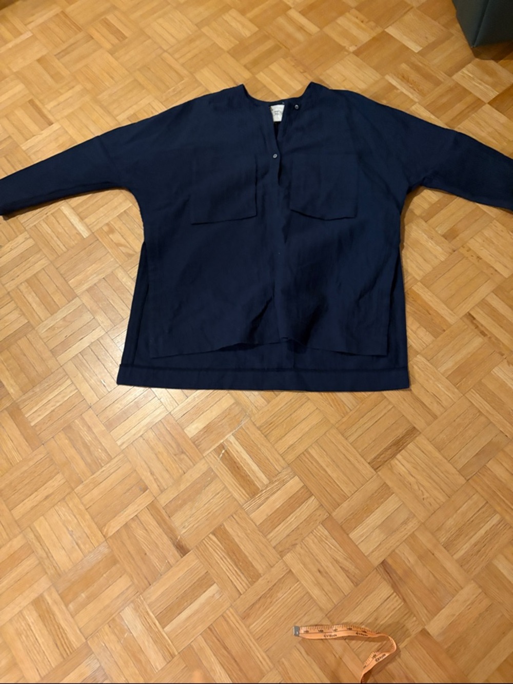 Hoi Bo Button-Front  tunic NWOT